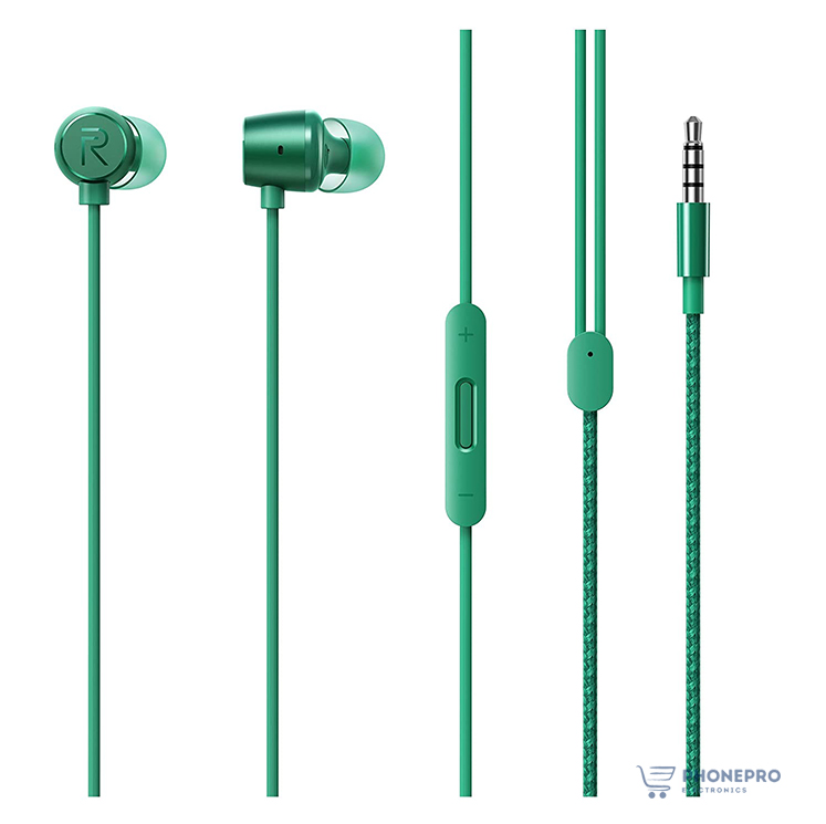 (Open box) realme Buds 2 Wired in Ear Earphones with Mic (Green)