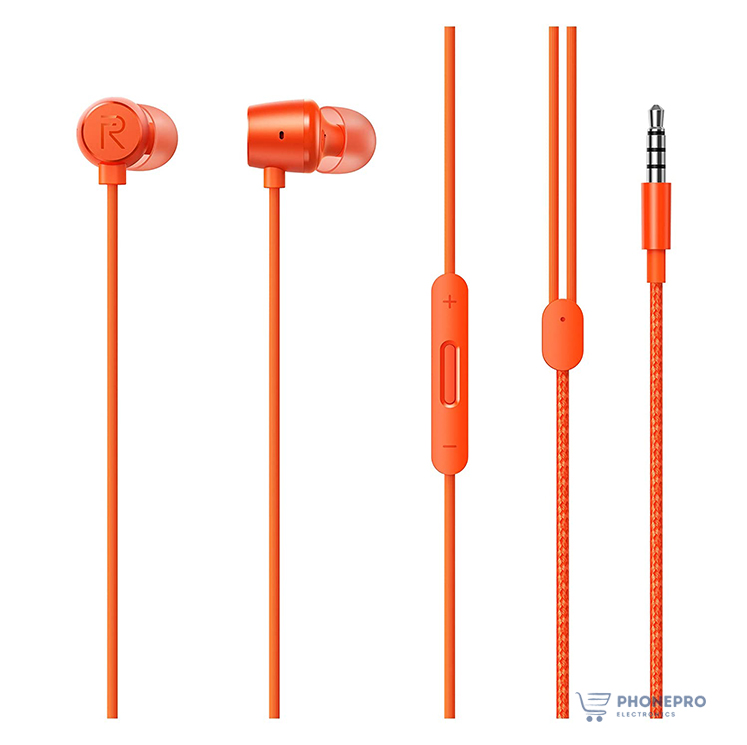 (Open box) realme Buds 2 Wired in Ear Earphones with Mic (Orange)