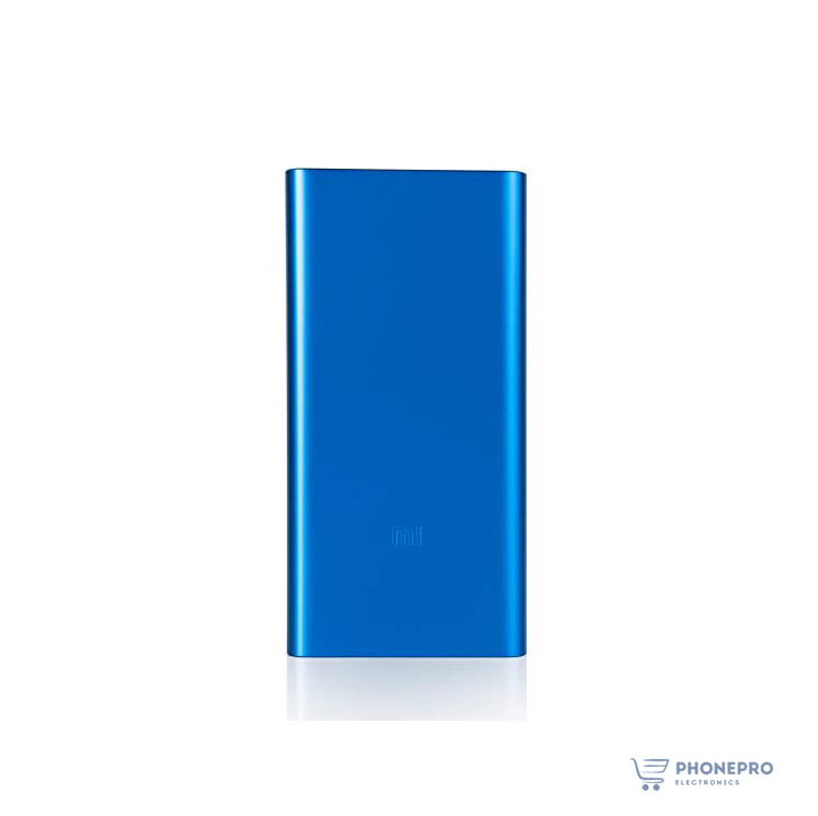 (Open Box) Mi 10000 mAh 3i Lithium Polymer Power Bank Dual Input and Output Ports 18W Fast Charging (Metallic Blue)