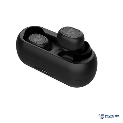 (Open Box) Instaplay Power Shots Bluetooth Truly Wireless in Ear Earbuds with Mic (Black)