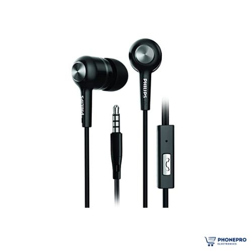 (Open Box) Philips Audio SHE1505 Wired in Ear Earphones with Mic (Black)
